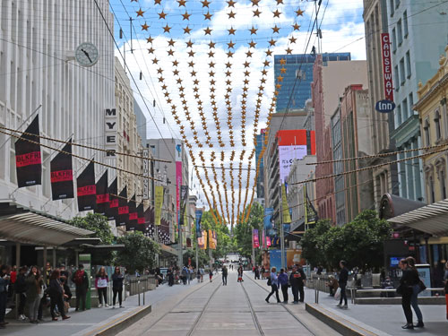 Bourke Street Mall, Melbourne Australia