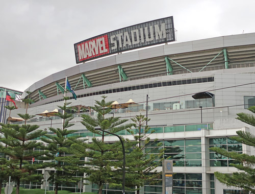 Marvel Stadium in Melbourne Australia
